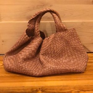 Falor Italian Woven leather handbag
